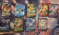 Pokemon Eeveelution V SWSH Promo Card Set LP-NM - Image 1