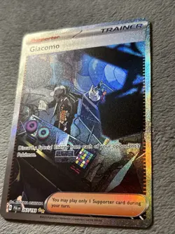 Giacomo 267/193 Pokemon Card Special Illustration Rare SIR Full Art Trainer NM - Image 2