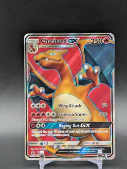 Pokemon Charizard GX SM60 Full Art Ultra Rare Holo Promo Card - Image 1