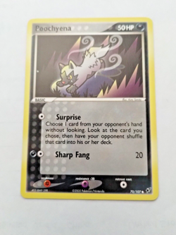 Pokemon TCG Poochyena EX Deoxys 70/107 Regular Common - Uncirculated - Image 1