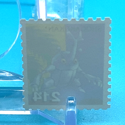 Pokemon Postage Stamp Seal Heracross Shogakukan No.214 Nintendo Japanese Anime - Image 2