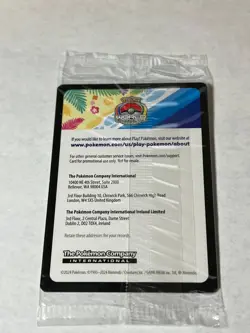 Pikachu 190 Promo Scarlet & Violet Promo Pokemon SEALED - Image 2