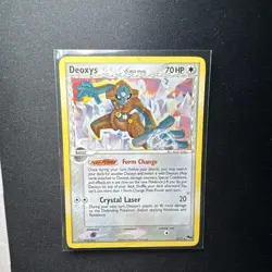 Pokemon Deoxys Delta Species 2/17 Holo Rare 70 HP Psychic Trading Card - Image 1