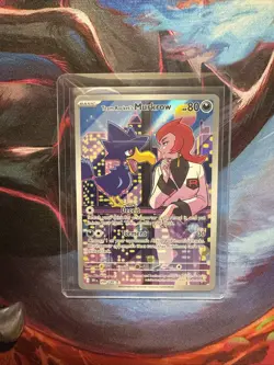 Team Rocket's Murkrow 200/182 Illustration Rare Destined Rivals Near Mint - Image 1