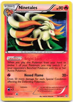Ninetales 19/124 Holo Dragons Exalted LP - Image 1