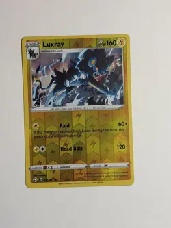 LUXRAY 033/072 Shining Fates R Reverse Holo Pokemon TCG NM - Image 1