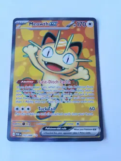 Pokemon TCG Meowth Full Art Perfect Order 107/088 Near Mint/Mint - Image 1