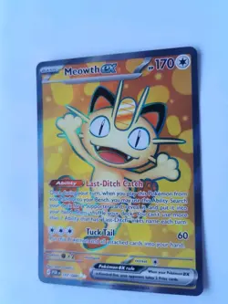 Pokemon TCG Meowth Full Art Perfect Order 107/088 Near Mint/Mint - Image 3