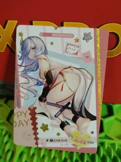 Goddess Story Senpai Goddess Haven 6 Genshin Impact Shenhe ZR-006 Trading Card - Image 1