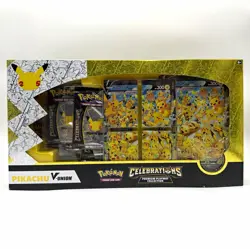 Pokemon TCG Celebrations Pikachu V-UNION Premium Playmat Collection Sealed 2021 - Image 1