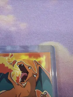 Pokemon Topps Charizard E6/12 Movie Edition NON-HOLO BLACK LABEL LP-MP - Image 5