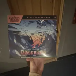 Pokemon TCG Mega Evolution Chaos Rising Elite Trainer Box + 2 Tins Lot - Image 3