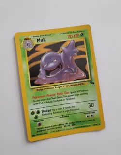 Pokemon Muk 13/62 Fossil Holo 1999 TCG Card English ENG - Image 1