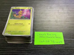 Pokemon TCG Mega Evolution Chaos Rising Card Lot 78x Cards Holos & Reverse Holos - Image 1