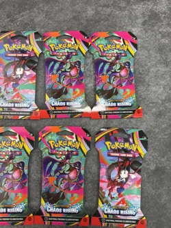 Pokemon TCG Chaos Rising Sleeved Packs Factory Sealed Lot Of 10 Packs - Image 3