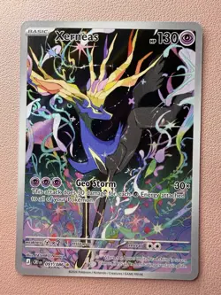 Pokemon TCG Lot of 3 - Chaos Rising IR’s - Xerneas, Ampharos, and Sliggoo - Image 2