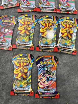 Pokemon TCG Chaos Rising Sleeved Booster Packs Factory Sealed Lot Of 10 Packs Z - Image 4