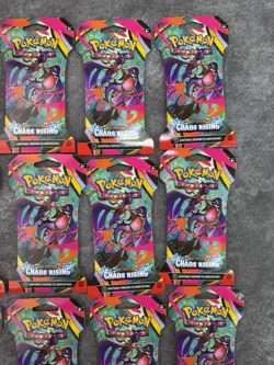 Pokemon TCG Chaos Rising Sleeved Packs Factory Sealed Lot Of 20 Packs - Image 3