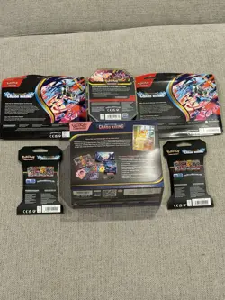 Pokemon TCG 7x Sealed Lot Chaos Rising ETB + Mega Gengar Ex Jumbo Tin - Image 4