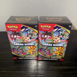 Pokemon TCG Mega Evolution: Chaos Rising Booster Box Lot of 2 Sealed 2016 - Image 1
