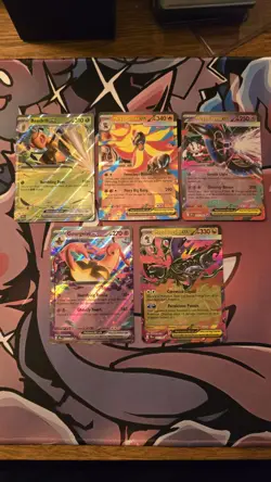 Pokemon TCG Chaos Rising Bundle Bulk Lot Of 5 Double Rare Cards NM - Image 1