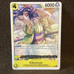 Kikunojo OP06-104 One Piece-Wings of the Captain RARE NON-FOIL NM. - Image 1