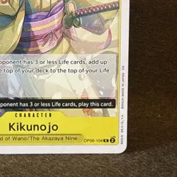 Kikunojo OP06-104 One Piece-Wings of the Captain RARE NON-FOIL NM. - Image 4