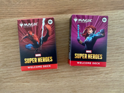 Magic the Gathering Marvel Super Heroes Welcome Deck x2 (Black + Red) NEW SEALED - Image 1