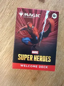 Magic the Gathering Marvel Super Heroes Welcome Deck x2 (Black + Red) NEW SEALED - Image 5