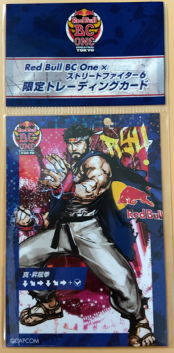 Ryu Street Fighter 6 Red Bull BC One Capcom Card Japanese - Image 1