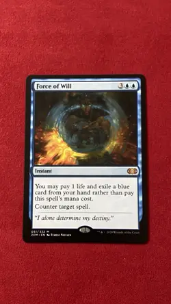 Force Of Will X1 Mtg Double Masters 2020 LP - Image 1