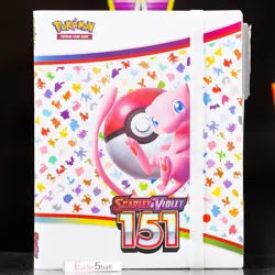 NEW Pokemon TCG Card Game Scarlet & Violet 151 MEW BINDER ONLY US SELLER 20 Page - Image 1