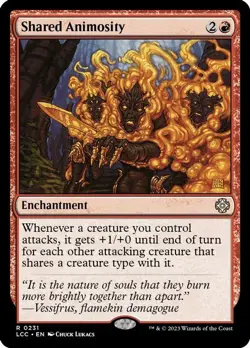 MTG Lost Caverns of Ixalan Commander - Shared Animosity - Image 1