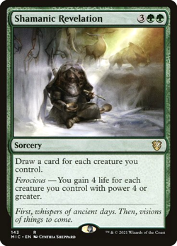 MTG - Shamanic Revelation - Midnight Hunt Commander - Magic the Gathering - Image 1