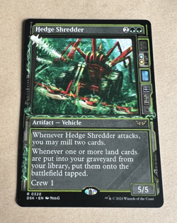MTG - Hedge Shredder - Showcase - Duskmourn: House of Horror - Image 1
