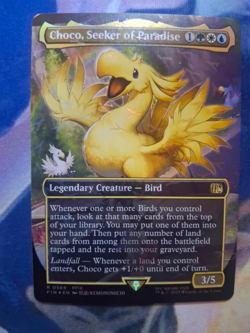 Choco, Seeker of Paradise (Borderless) (Chocobo Track Foil) Final Fantasy Foil - Image 1