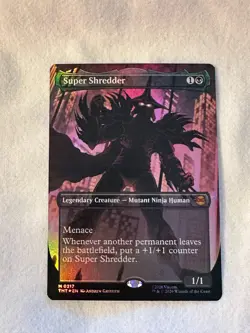 Super Shredder (Borderless) - Foil #217 - TMNT - Near Mint - MTG - Image 1