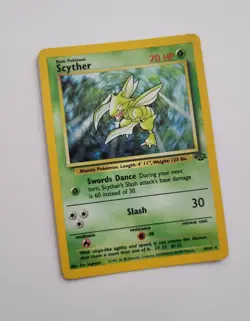 Pokemon Scyther Holo 10/64 Jungle Set 1999 WOTC English ENG Card TCG - Image 1