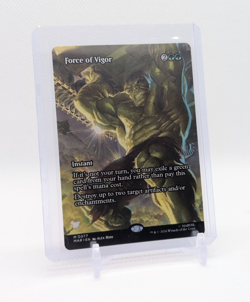 MTG - Force of Vigor - Regular Borderless Mythic #77 - MAR NM - Image 1