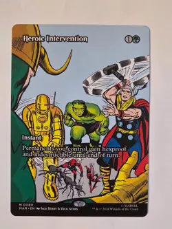 Heroic Intervention (0080) (Borderless) Marvel Universe Eternal-Legal Regular - Image 1