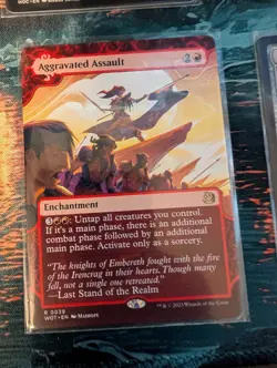 Aggravated Assault Wilds of Eldraine: Enchanting Tales Regular - Image 1