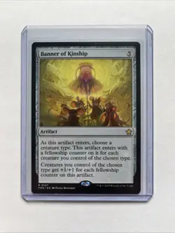MTG Foundations Banner of Kinship 0127 NM Rare a26 - Image 1