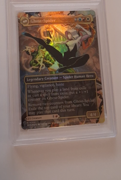 PSA 10 Gem Mint Gwen Stacy Borderless FOIL Spiderman Magic the Gathering MTG 202 - Image 4