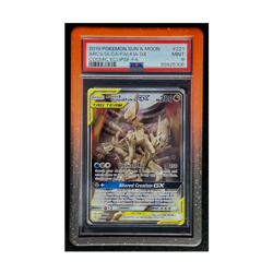 Pokemon Arceus & Dialga & Palkia GX TAG TEAM Full Art Holo 221/236 PSA 9 Alt Art - Image 1