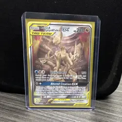 Arceus & Dialga & Palkia GX TAG TEAM Full Art Holo 221/236 Cosmic Eclipse - Image 1