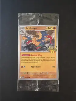 Pokemon Chicago Field Museum Fossil Exhibit Promo Archeops (Sealed) - Image 1