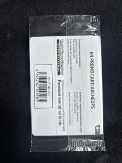 Pokemon Fossil Exhibit Archeops Promo Field Museum Chicago SEALED IN HAND - Image 2