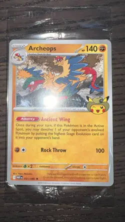 Pokemon Field Museum Fossil Exhibit Archeops Promo SEALED - Image 1