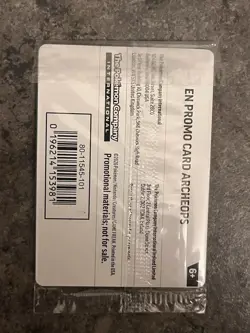 Pokemon Field Museum Fossil Exhibit Archeops Promo SEALED - Image 2