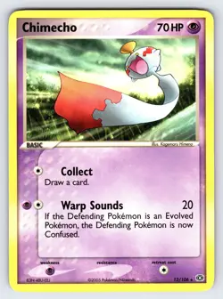 Chimecho 12/106 2005 EX Emerald Pokemon Card TCG Nintendo Non Holo Rare - VLP - Image 1
